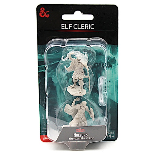 [WZK90404] Nolzur's Marvelous Miniatures: Elf Cleric Male W16