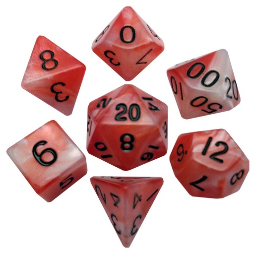 [LIC110] Dice: 7-set Combo Attack Red-White/black