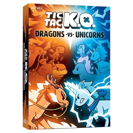 [TEE5864TTKBSG1] Tic Tac KO: Dragons vs Unicorns