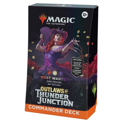 [WOCD32630000_3] MTG: Outlaws of Thunder Junction Commander Deck (Most Wanted)