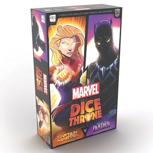 [USODT011752] Marvel Dice Throne: Captain Marvel & Black Panther