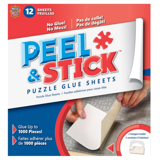 [MST52013] Jigsaw Puzzle Glue Sheets - Hangers Included