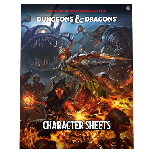 [WOCD38980000] D&D 5E: Character Sheets (2024)