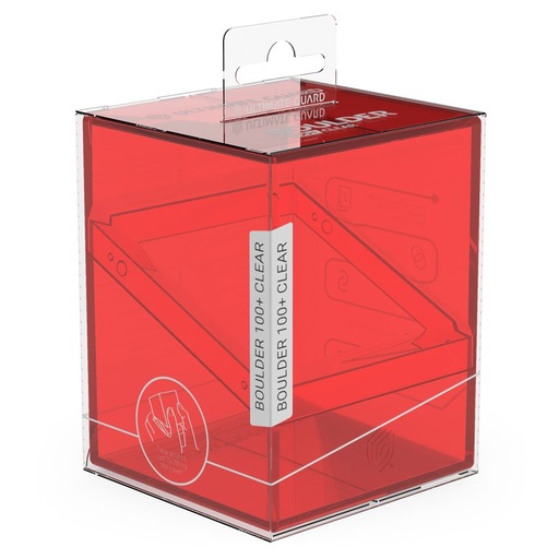 [UGD011516] Deck Box: Boulder 100+ Clear Ruby